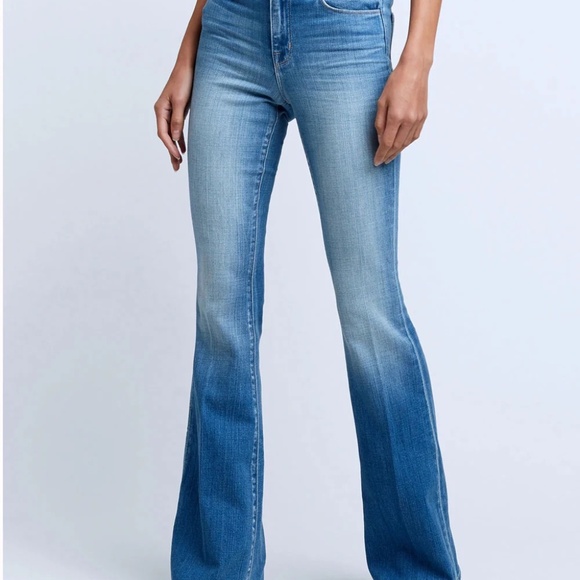 NWT L' Agence Bell High Rise Flare in Atlantic - Picture 2 of 5